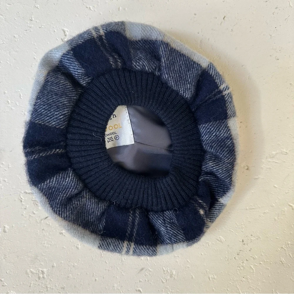 Edinburgh Lambswool | Babies Tammy Hat in Bannockbane Silver